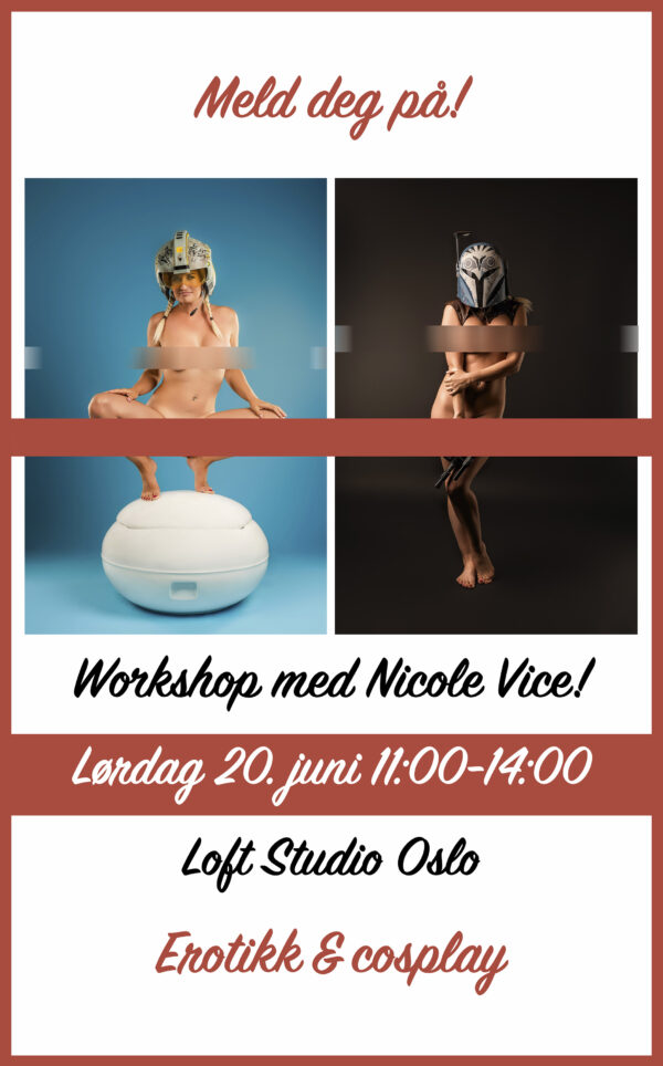 Erotisk workshop med Nicole Vice 20. juni!